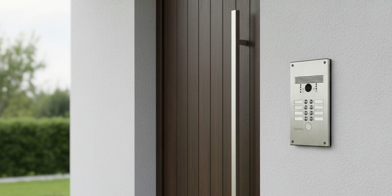 Video-Türsprechanlage an Hauseingang